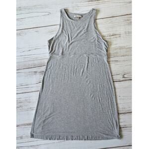 Athleta Light Heather Gray Santorini Thera Dress sz Large